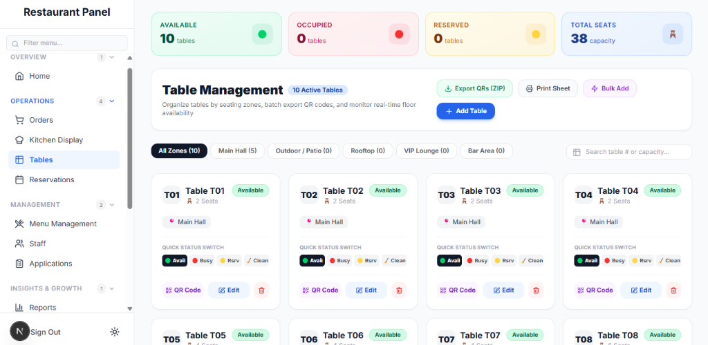KitchenConnect — Multi-Tenant Restaurant Operations & POS Platform screenshot 12